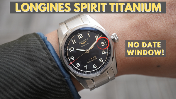 Longines Spirit Titanium Hands On Review and First Impressions