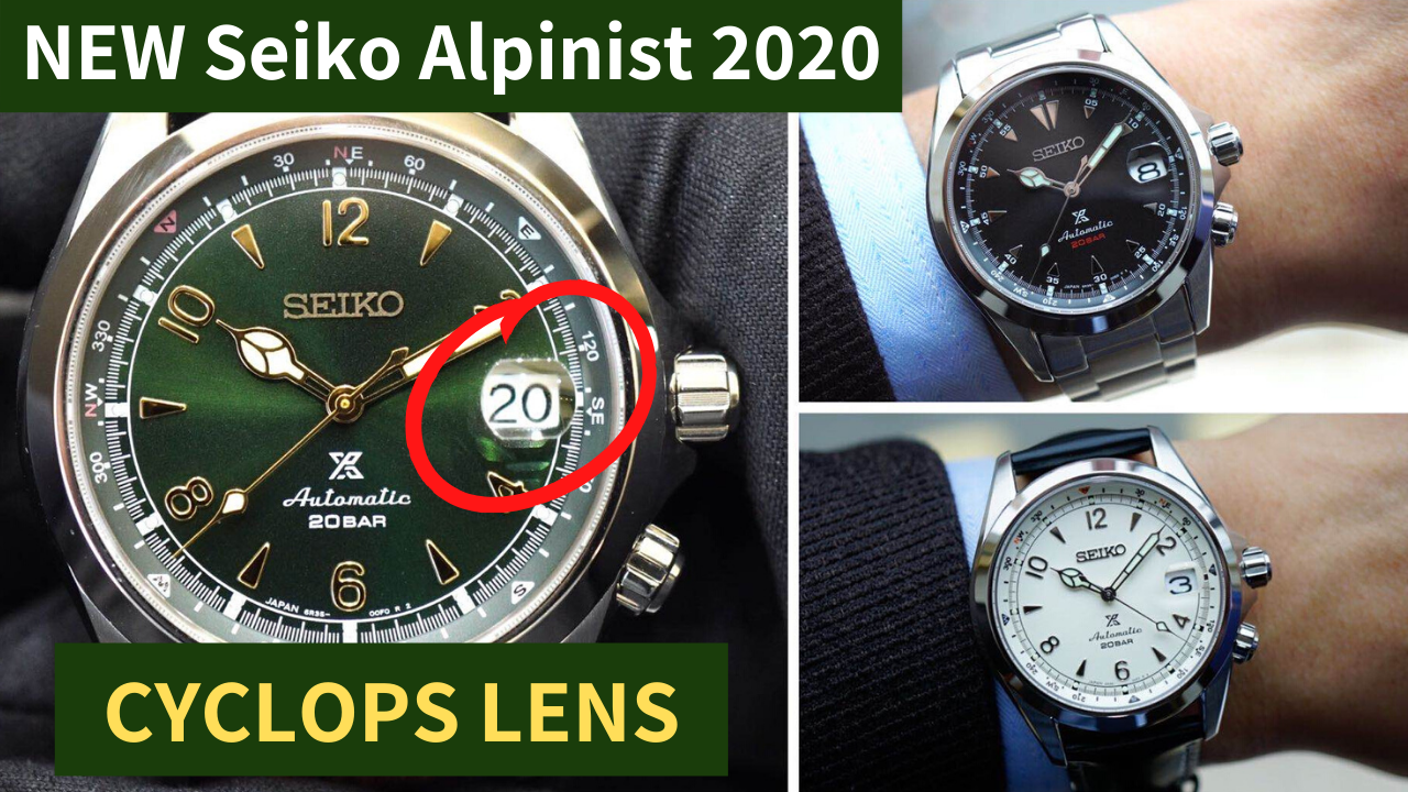 Seiko Alpinist 2020 now with Cyclops Lens, 70 hour power reserve and m