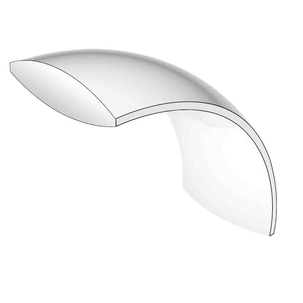 Low Dome Comfort Fit Plain Wedding Band 6MM