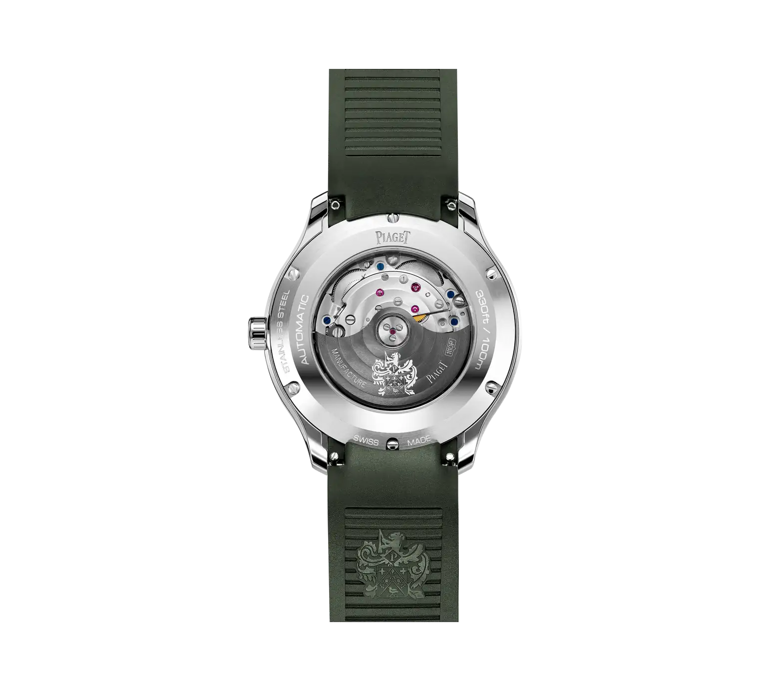 Back View Piaget Polo Signature Date Watch.