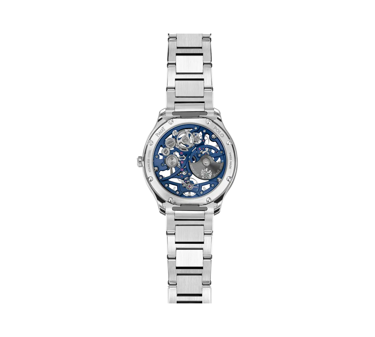 Back View Of Piaget Polo Skeleton Watch.