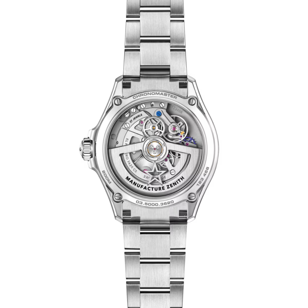 Zenith Chronomaster Solo Sport Black 40mm 03.5000.3620/22.M5000 caseback