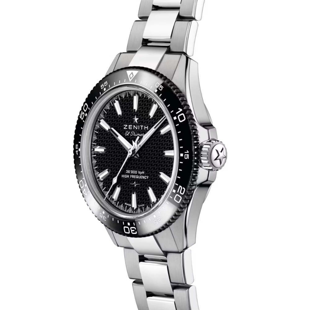 Zenith Chronomaster Solo Sport Black No-date Ver. 40mm 03.5000.3620/21.M5000 side view
