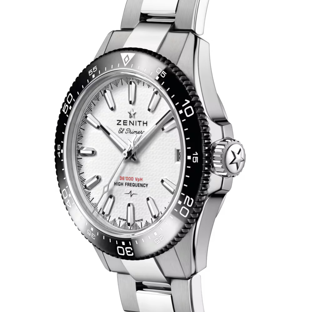 Zenith Chronomaster Solo Sport White 40mm 03.5000.3620/69.M5000 side shot