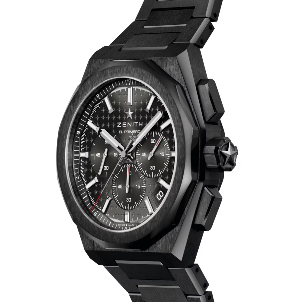 Zenith Defy Skyline Chronograph Black Ceramic 42mm 49.9500.3600/21.I001 side view