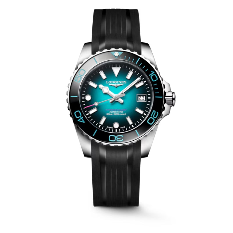 Front View Of Longines Hydroconquest 2026 Commonwealth Games Limited Edition.