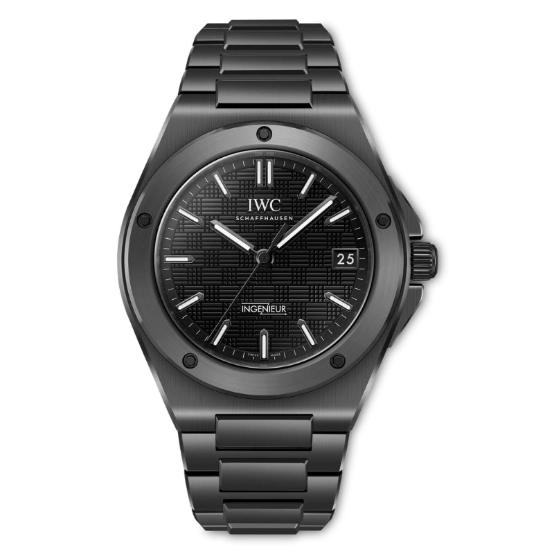 Front View Of IWC Ingenieur Automatic 42 Watch.