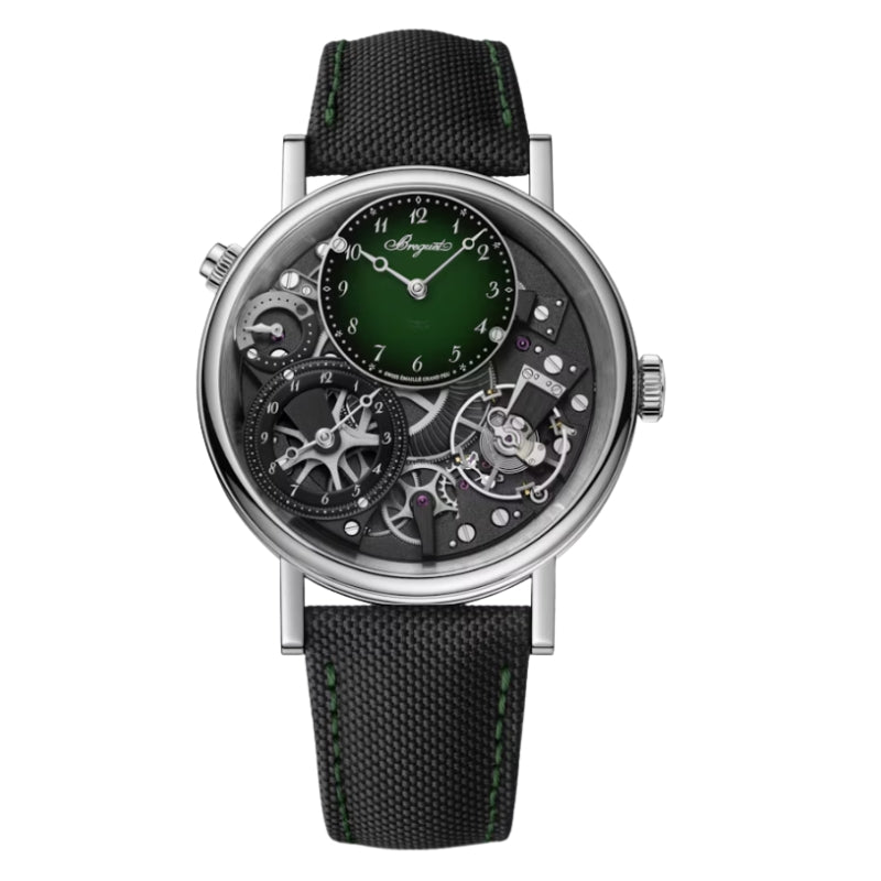 Front View OF Breguet Tradition GMT 7067 Watch.