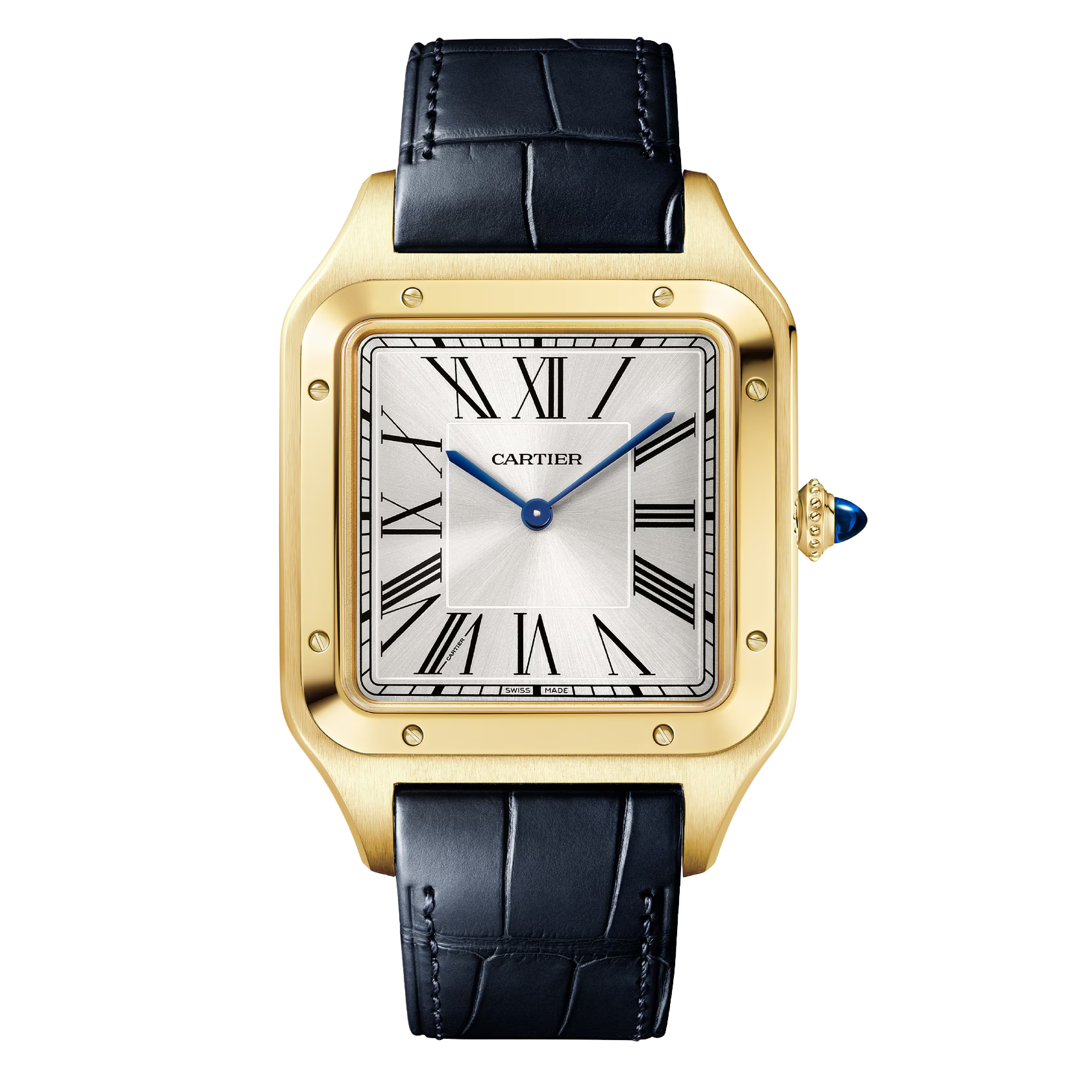 Front SIde of Cartier Santos-Dumont Extra Large Model Yellow Gold WGSA0108
