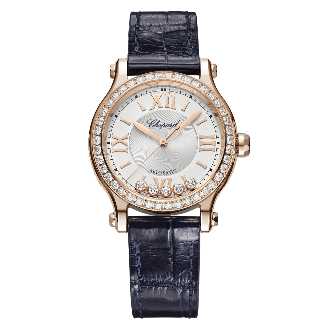 Front View of Chopard Happy Diamond 33m Watch