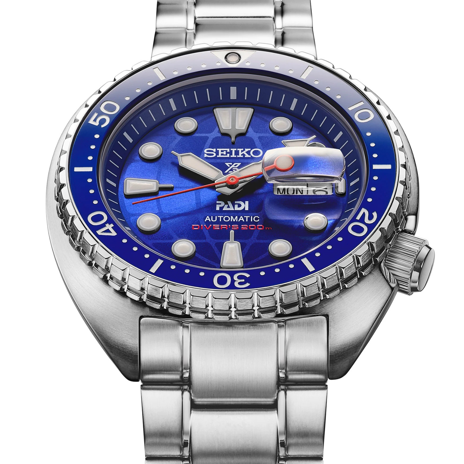 Dial View of Seiko Prospex Diver’s Watch PADI 60th Anniversary Limited Edition HBB002