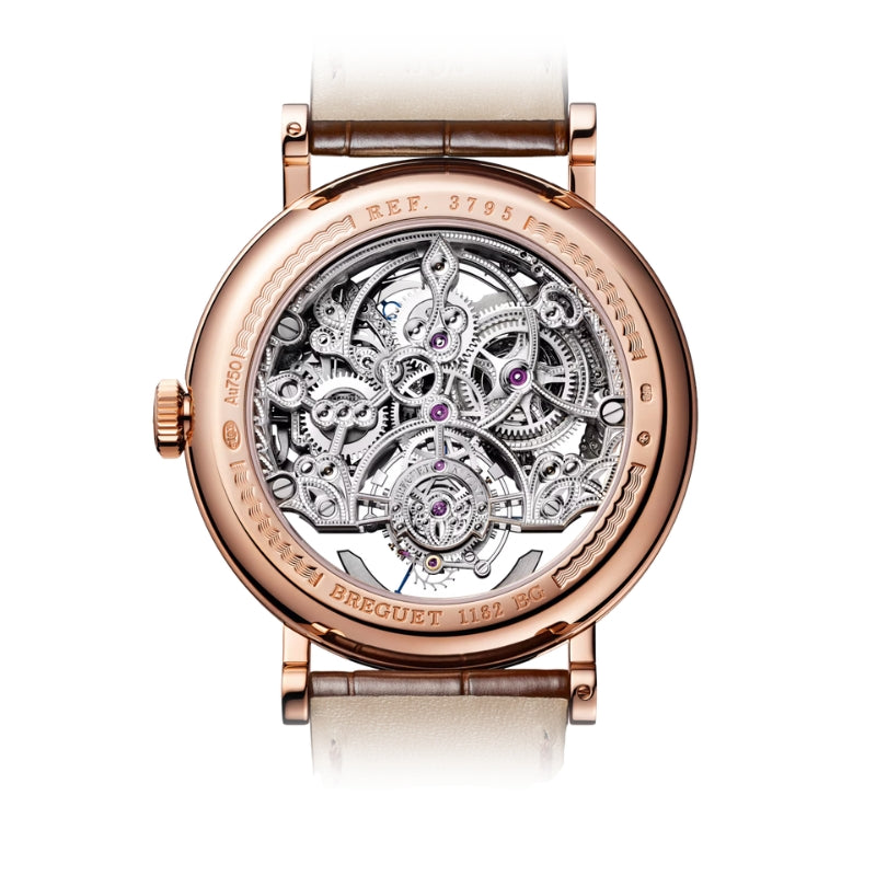 Back View Of Breguet Classique Tourbillon Squelette 3795 Watch.
