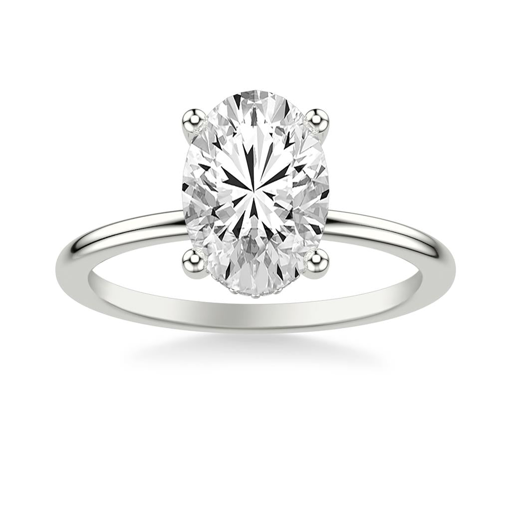 Solitaire Diamond Halo Setting