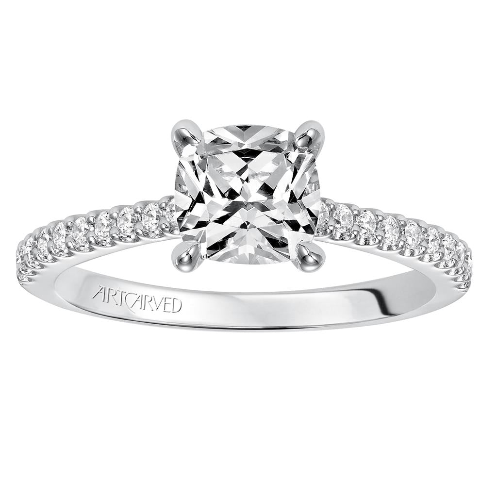 Upward View of Classic Diamond Engagement Ring 31-V574-E