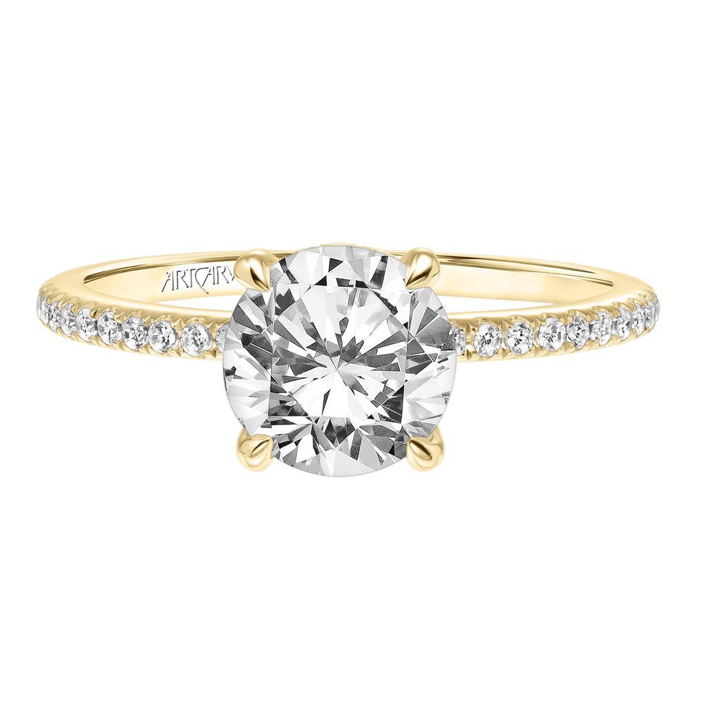 Front View of Classic Engagement Ring 31-V820-E