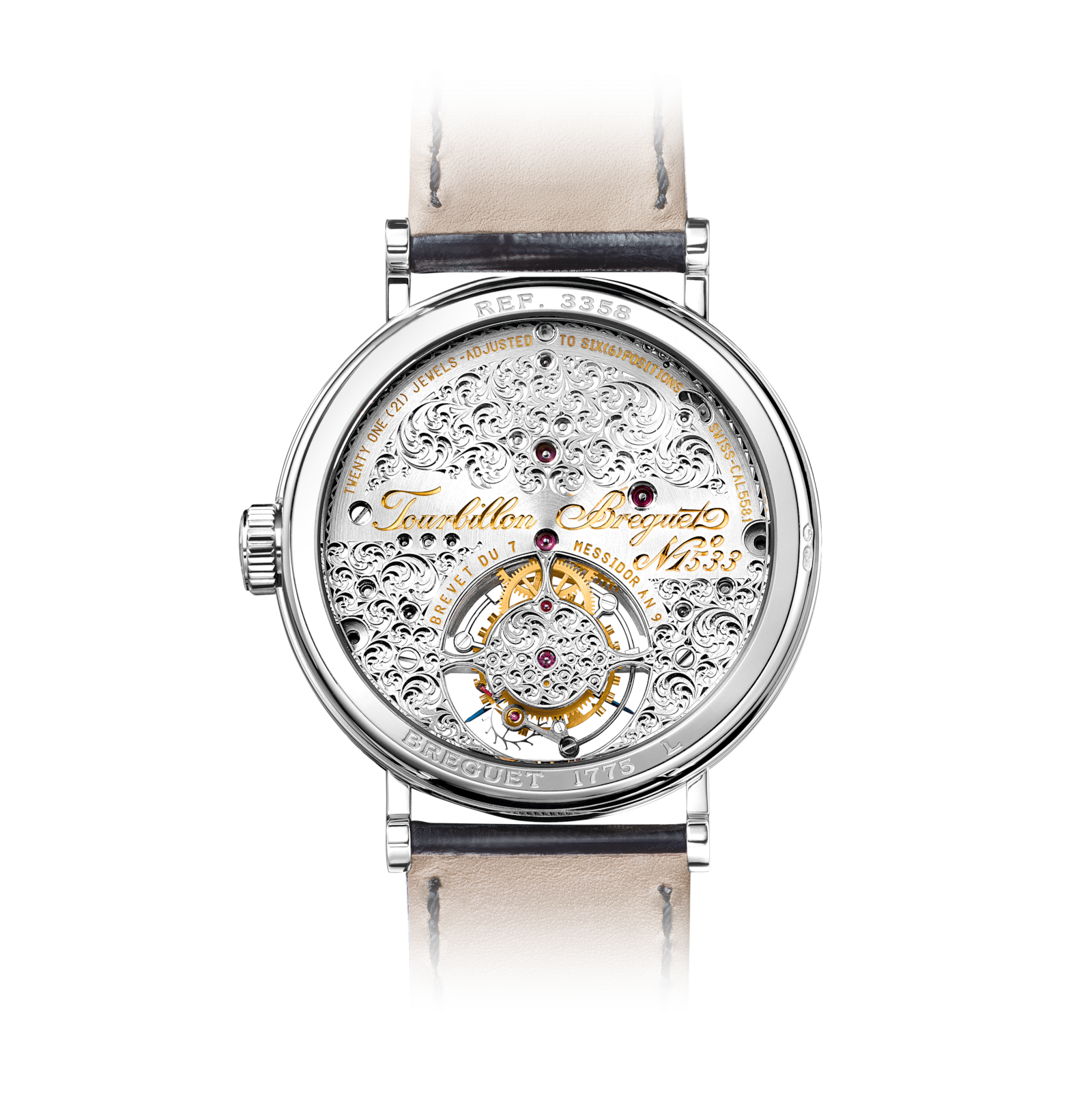 Backcase of Classique Tourbillon 3358
3358BB/52/986 DD00