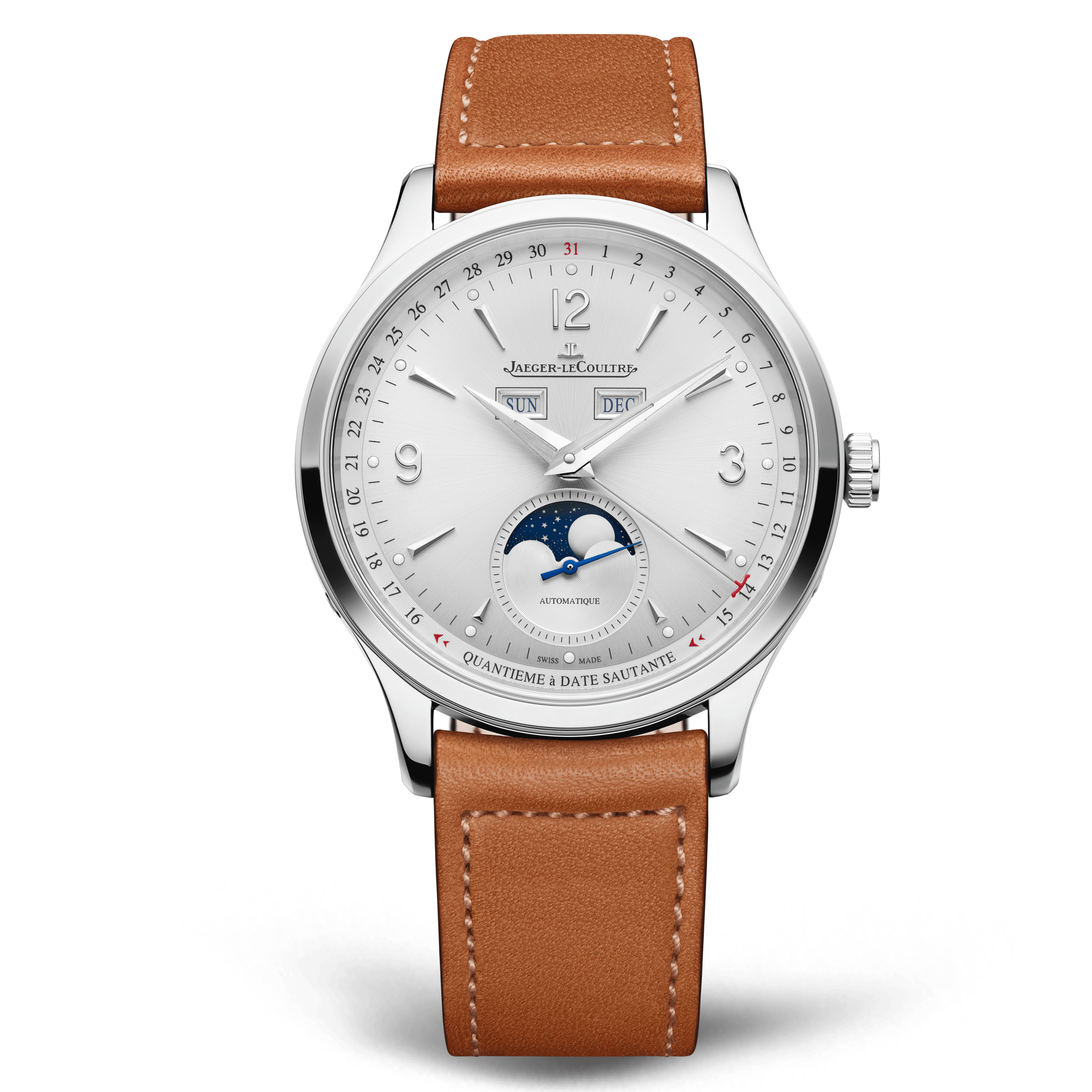 Strap Version Jaeger-LeCoultre Master Control Calendar Stainless Steel