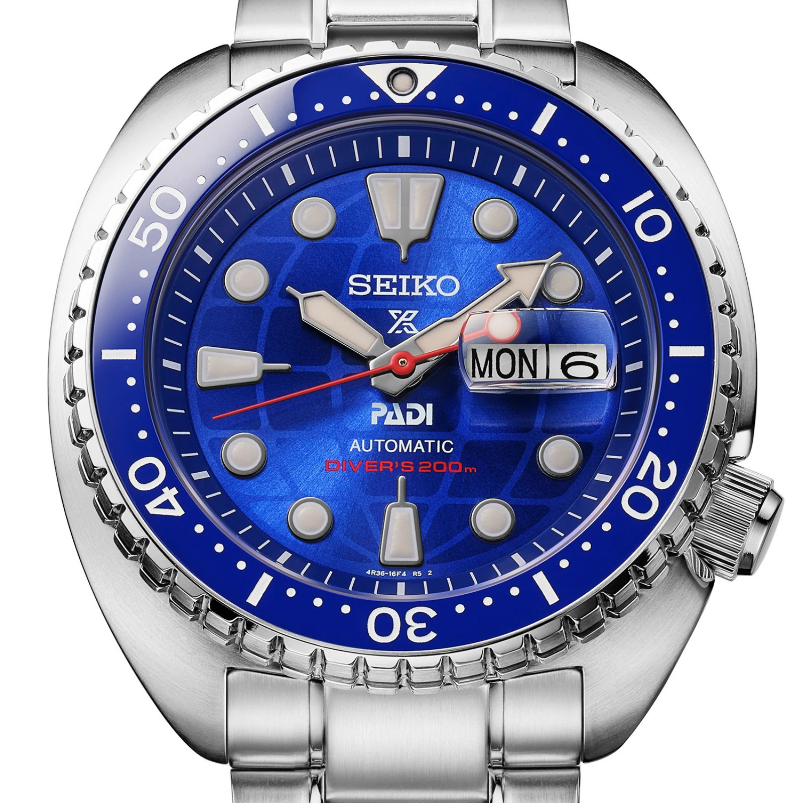 Close Dial View of Seiko Prospex Diver’s Watch PADI 60th Anniversary Limited Edition HBB002
