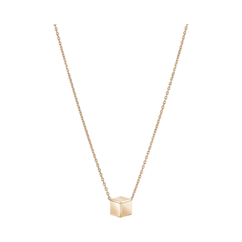 Ice Cube Be Cube Pendant, ethical 18k rose gold .