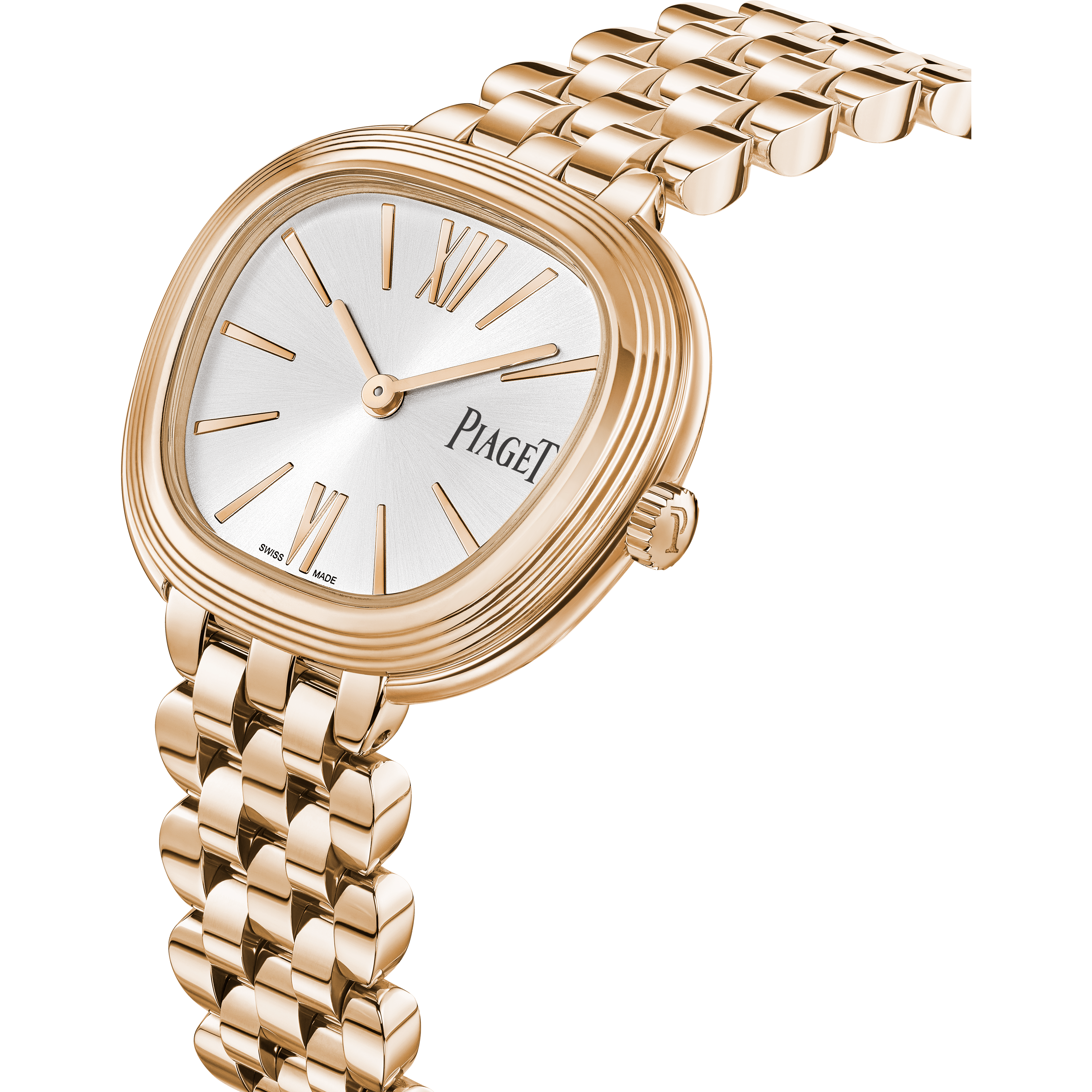 Angle view of Piaget G0A50302Sixtie Rose Gold 29mm Quartz Watch