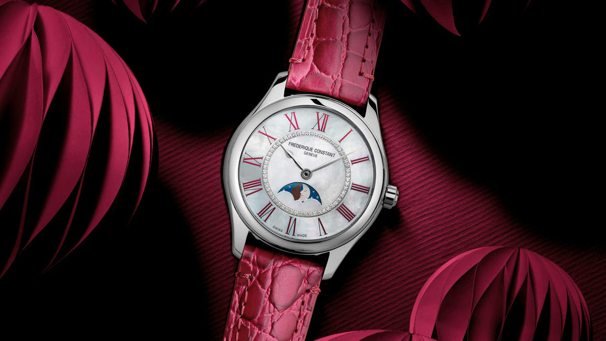 Frederique Constant Classics Elegance Luna White Mother of Pearl 36 mm FC331MPWRD3B6 product shot