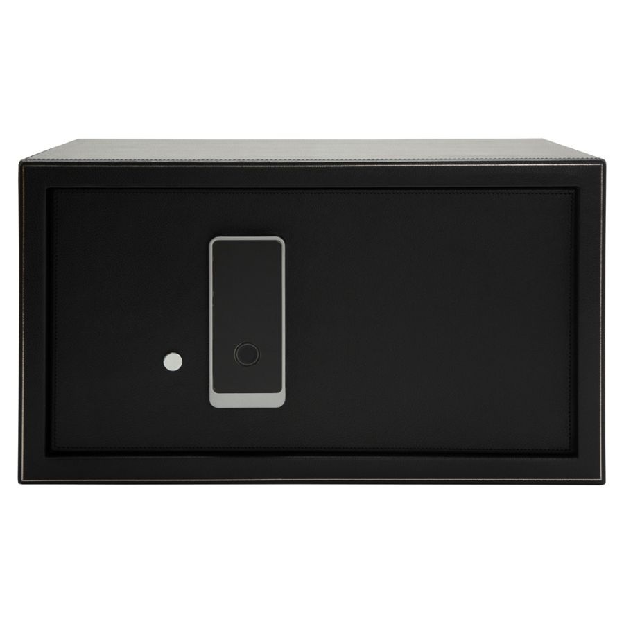 Front view of Wolf 1834 The Den 4 Piece Watch Winder Safe 430402