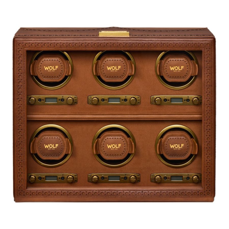 440606 | Wolf 1834 Brogue 6 Piece Watch Winder
