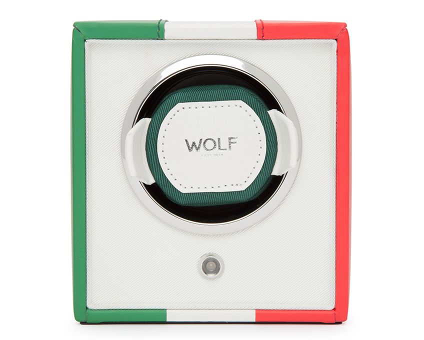 Open view of Wolf 1834 Navigator Single Cub Watch Winder 471504