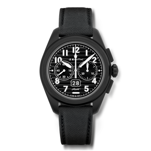Zenith 49.4000.3652/21.I001 Pilot's Big Date Flyback Chronograph