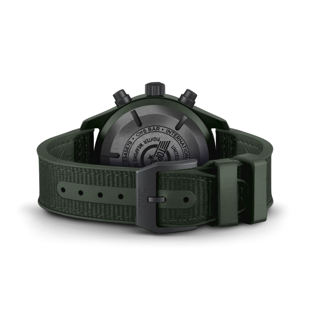 IWC Pilot Watch Chronograph Woodland Top Gun strap