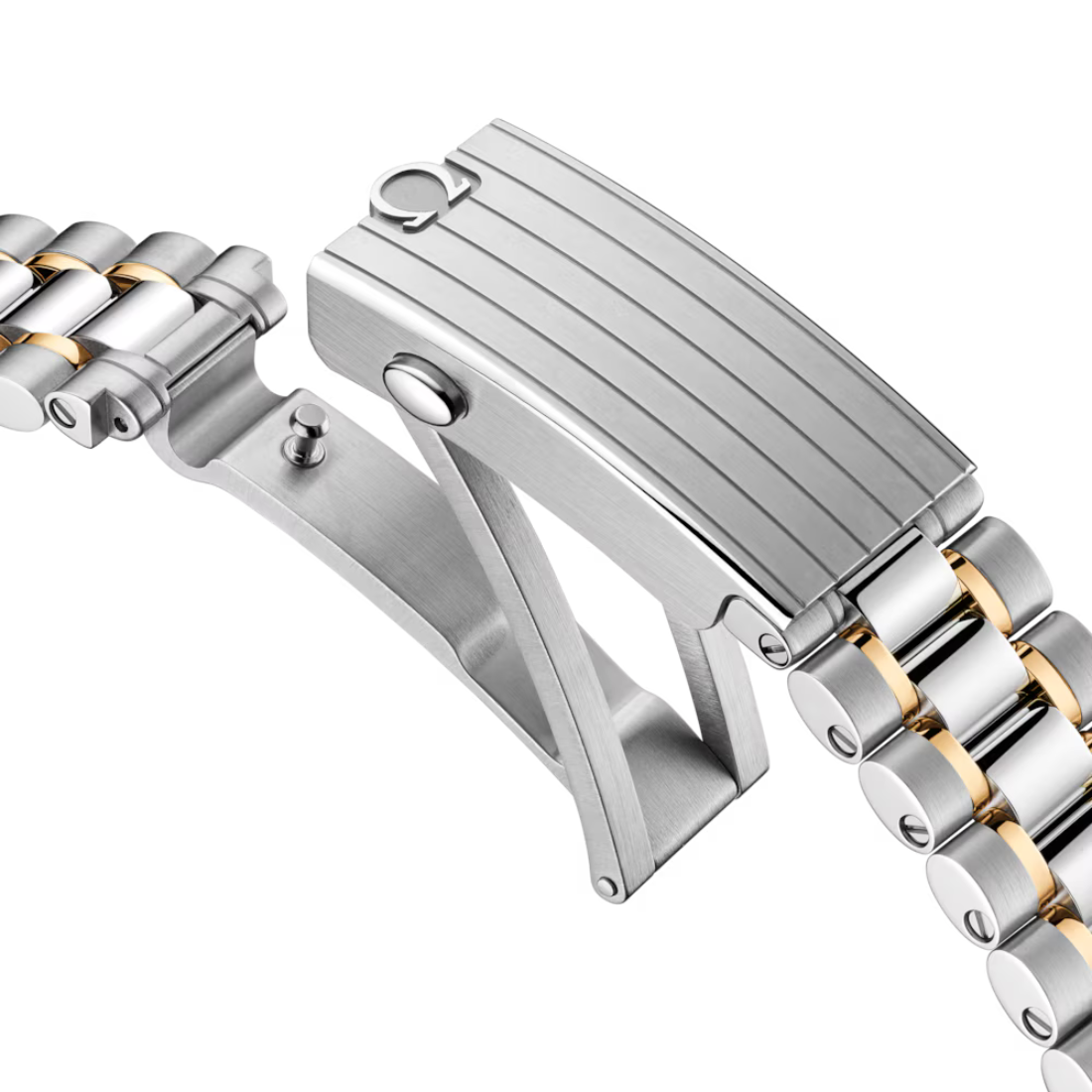 Chain view of Omega Speedmaster 38mm 32420385002001