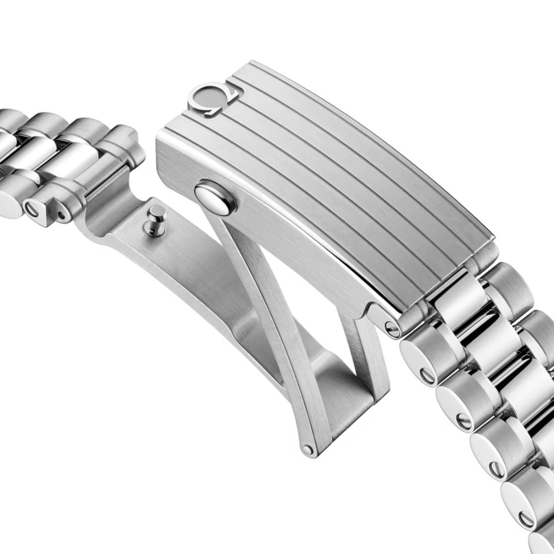 Strap view of Omega Speedmaster 38mm 32430385002003