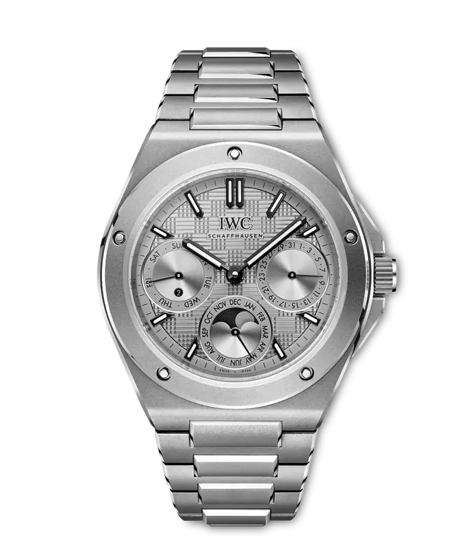 Front View IWC Ingenieur Perpetual Calendar 41 Watch.