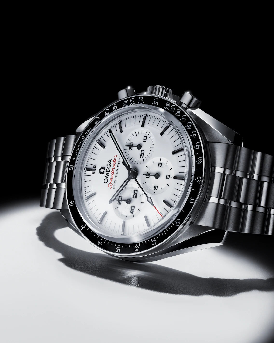 OMEGA Speedmaster Moonwatch White Dial Chronograph