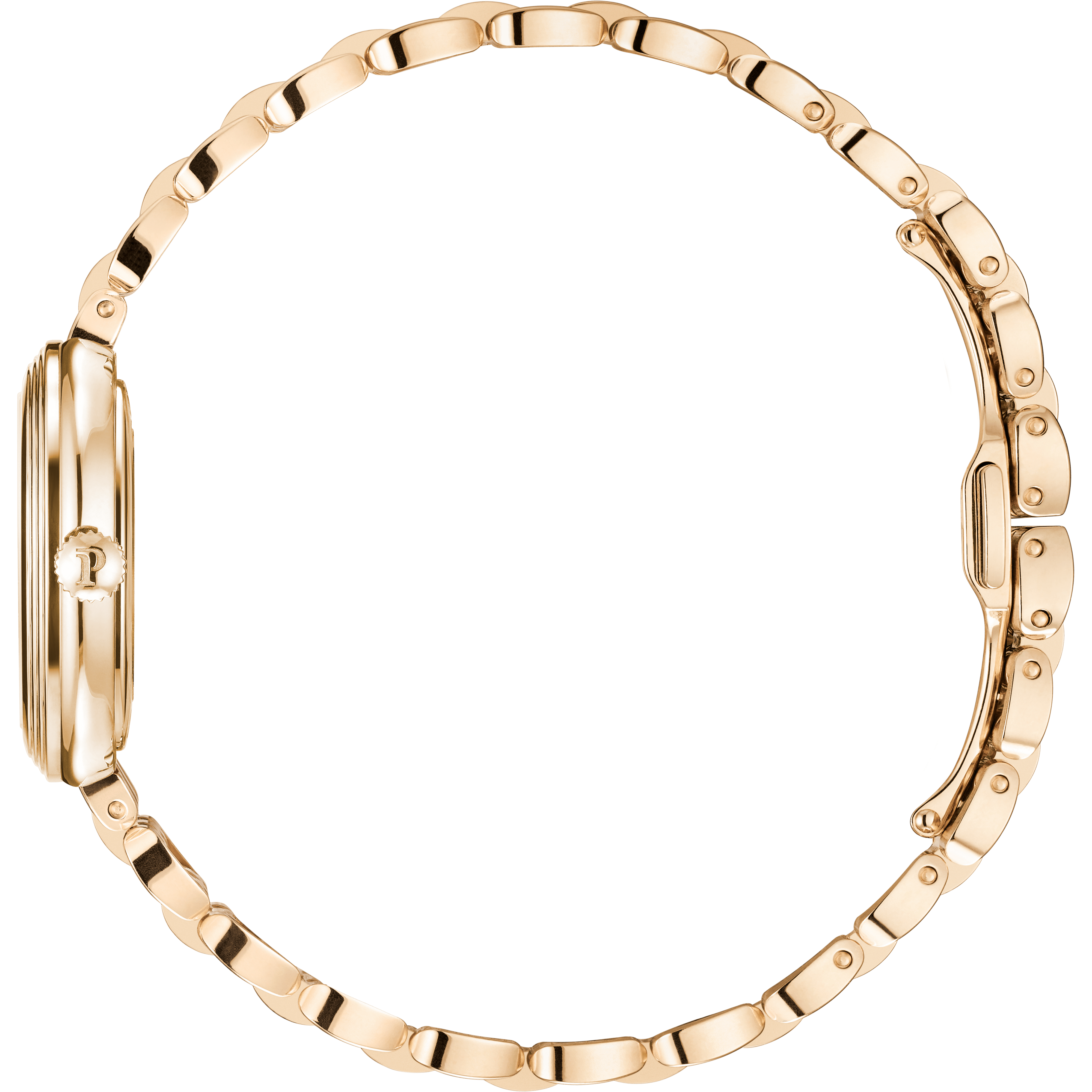Side view of Piaget G0A50302Sixtie Rose Gold 29mm Quartz Watch