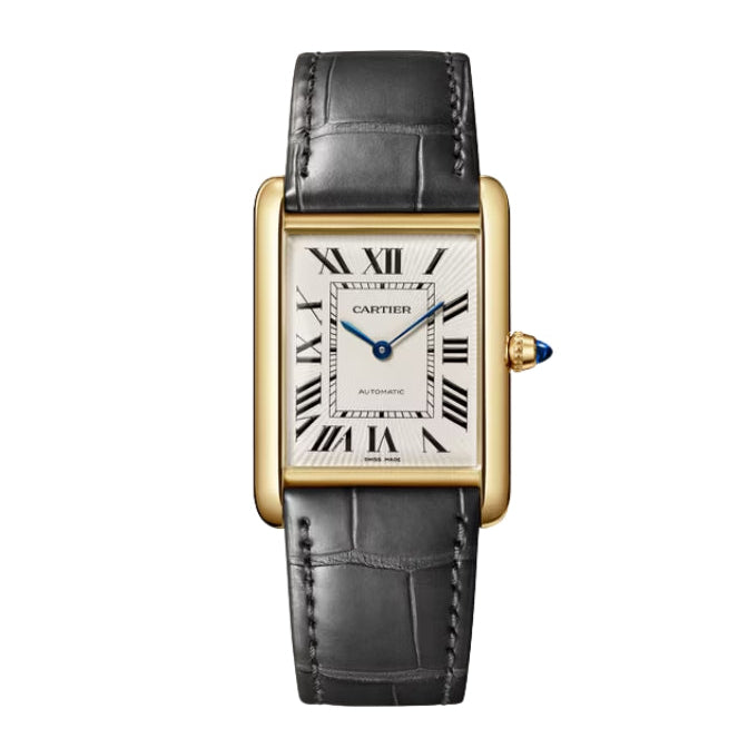 Front view of Cartier Tank Louis watch.