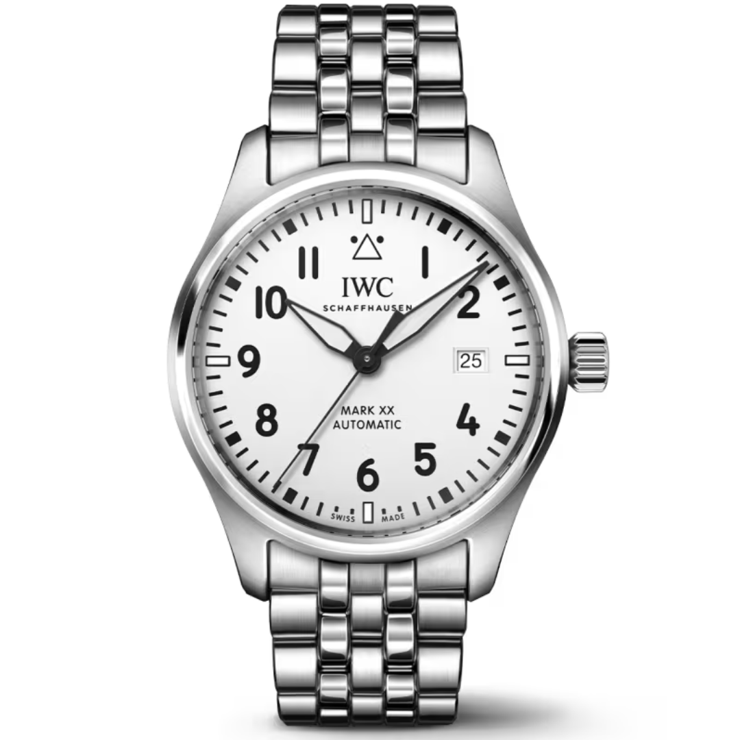 IW328208 | IWC Pilot's Watch Mark XX White on Bracelet