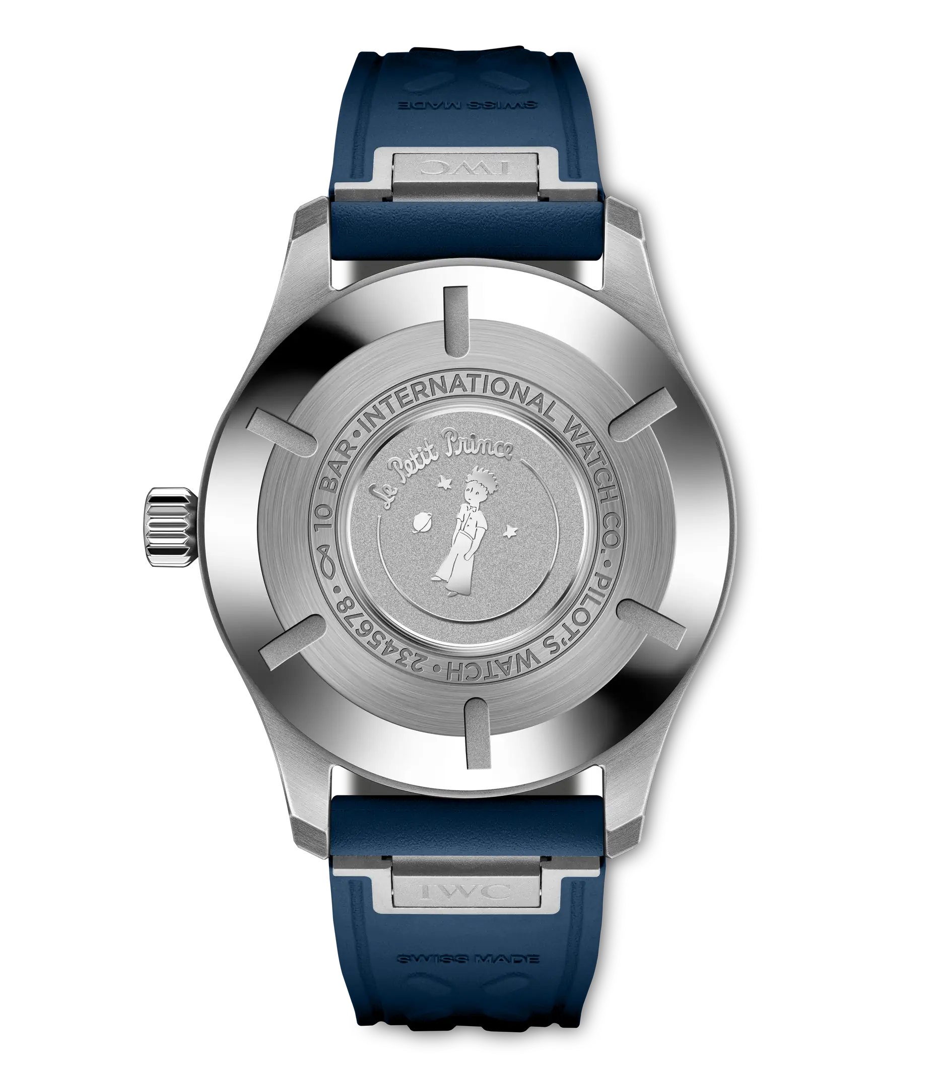 Back View Of IWC Pilot's Mark XX Le Petit Prince Watch.