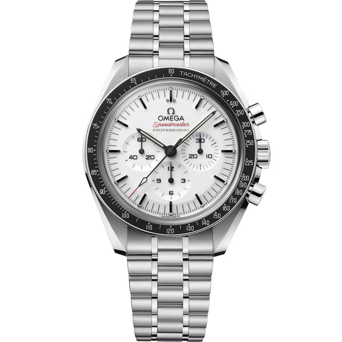 OMEGA Speedmaster Professional Moonwatch White Dial Sapphire Sandwich