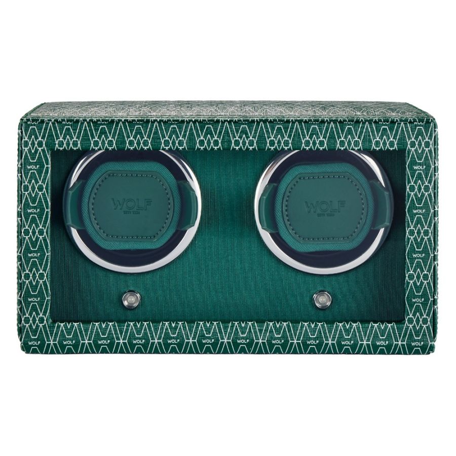 Front View of Wolf 1834 Signature Double Watch Winder 770230
