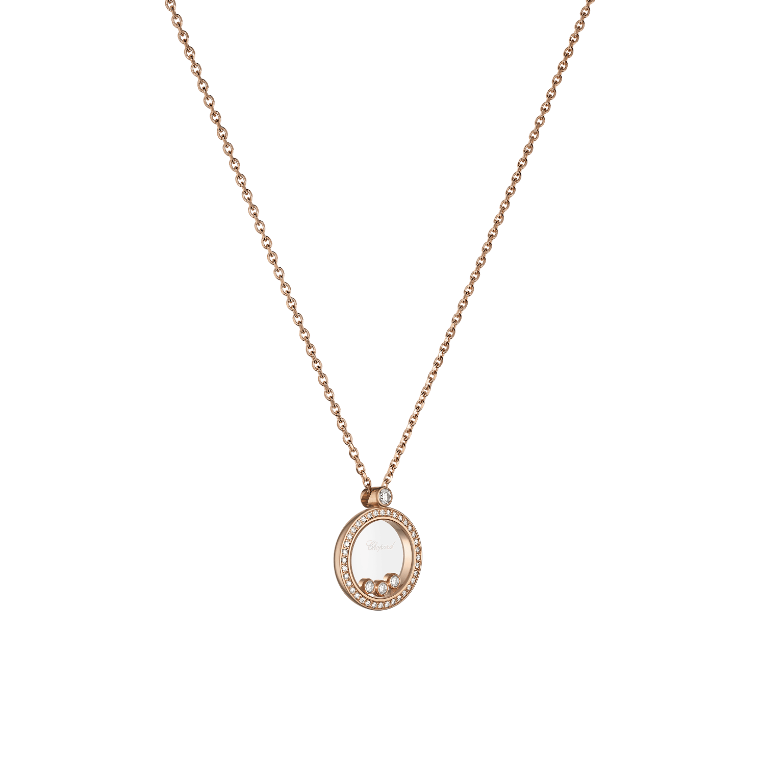 Happy Diamonds Icons Rose Gold Diamond Pendant