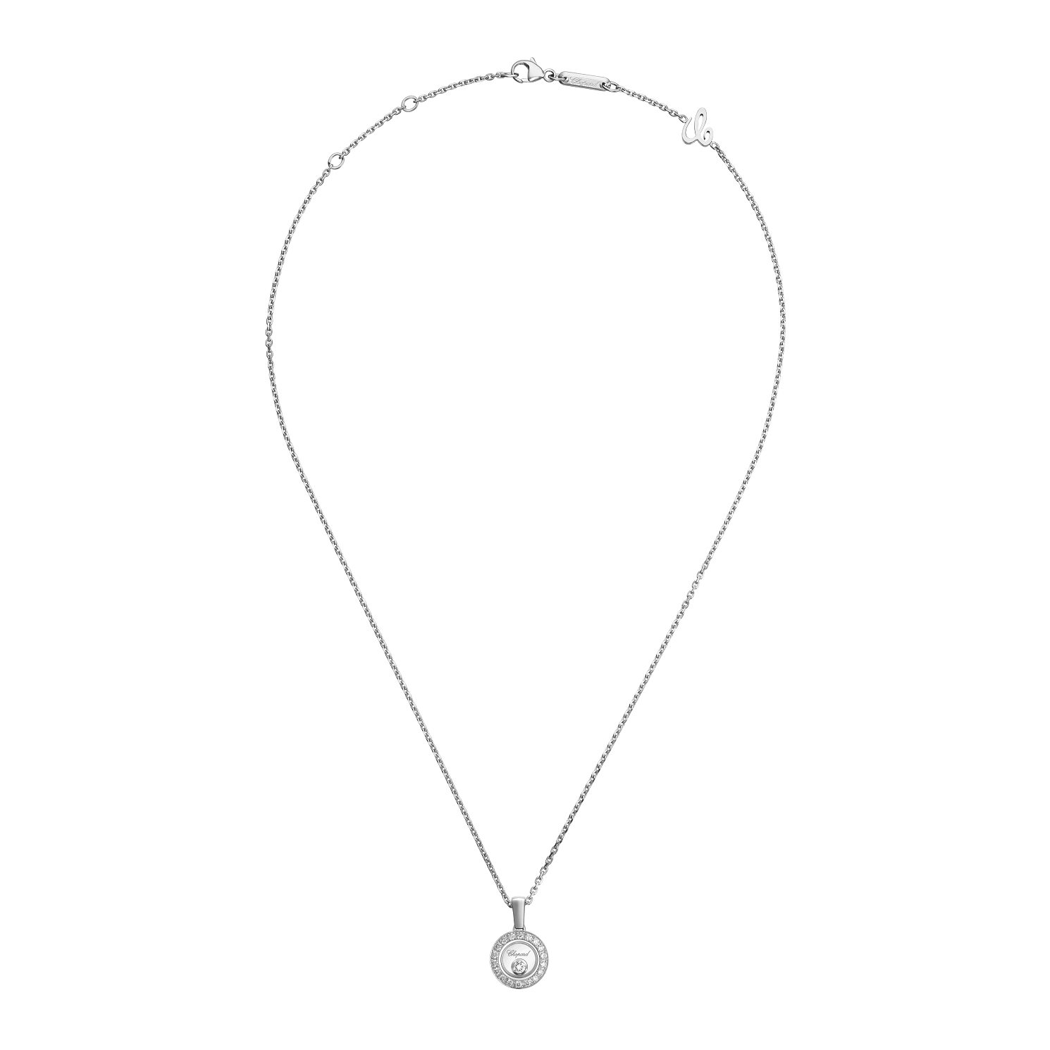 Full View 79A017-1201 | Chopard Happy Diamonds Icons Pendant