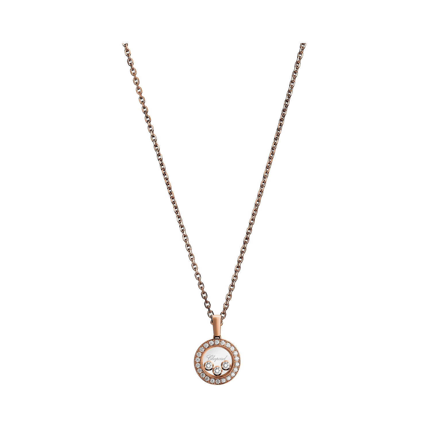 Happy Diamonds Icons rose gold pendant