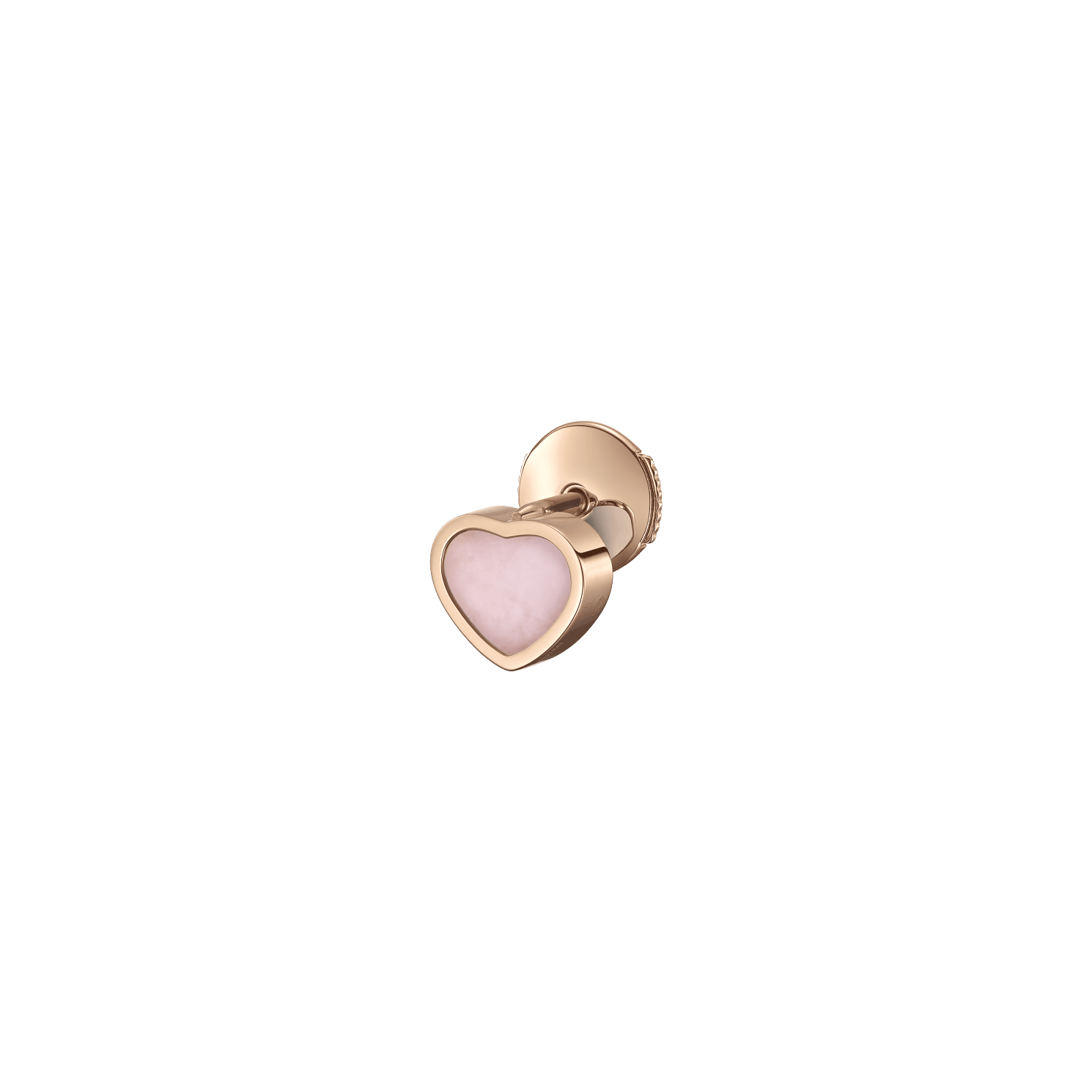 My Happy Hearts Rose Gold Pink Opal Earring