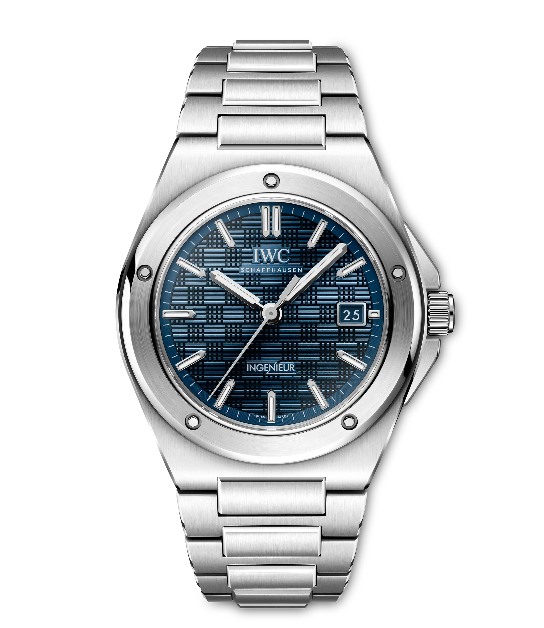 Front View Of IWC Ingenieur Automatic 40 Watch.