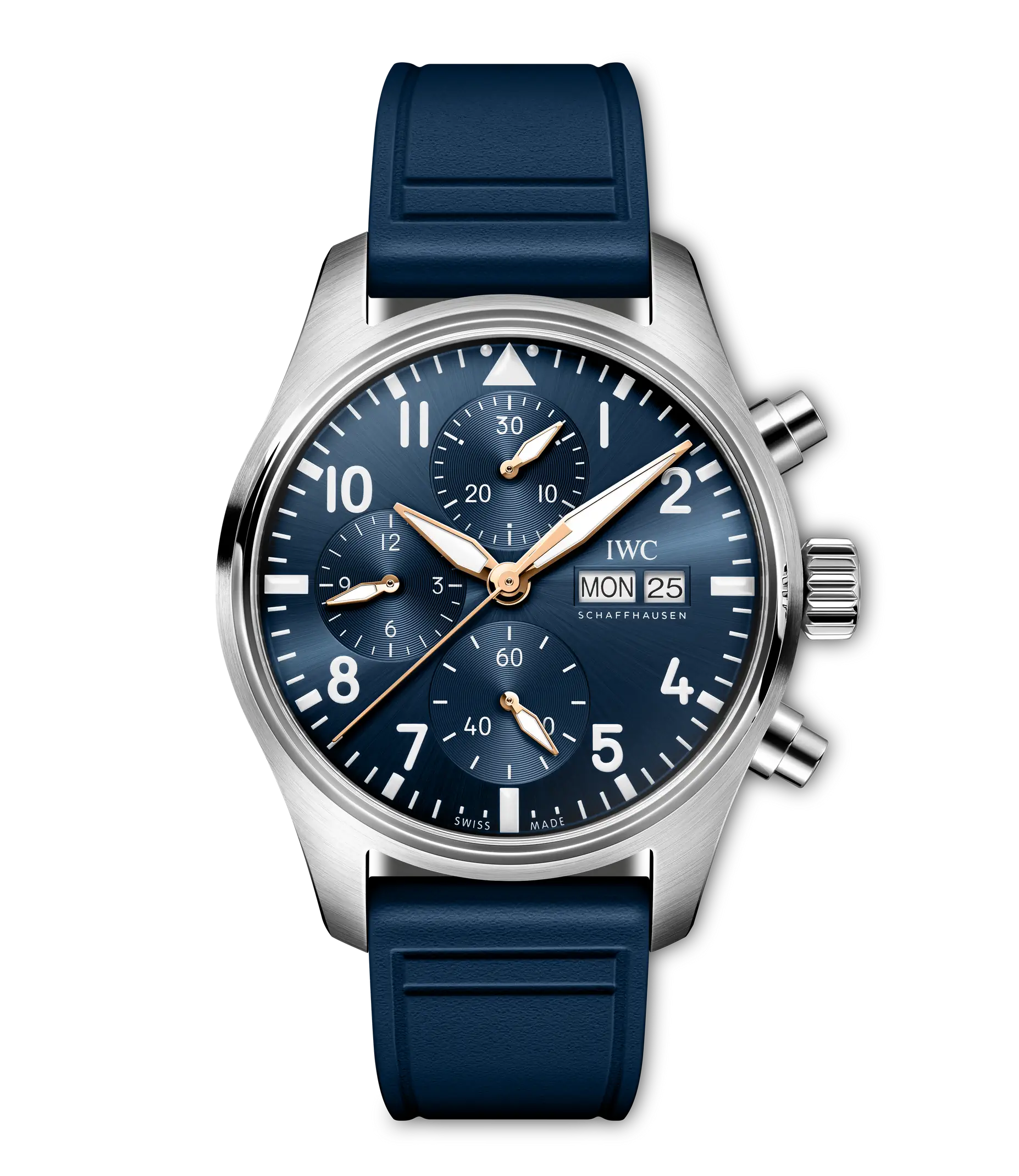 Front View Of Pilot's Chronograph 41 Le Petit Prince Watch.