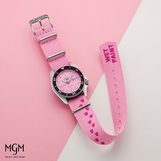 Watch Pink Panther edition Seiko 5 Sports watch