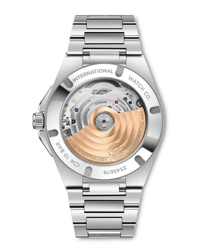 Back View IWC Ingenieur Automatic 35 Watch.