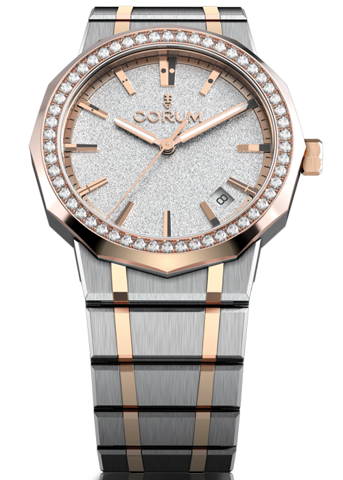 Corum Admiral 36mm Automatic Steel & Gold Diamonds A36.231.GG0.2F
