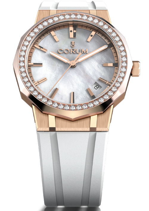 Corum Admiral 36mm Automatic Gold MOP Diamonds A36.231.QW0.4W